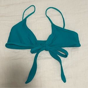 L space wrap tie bikini top